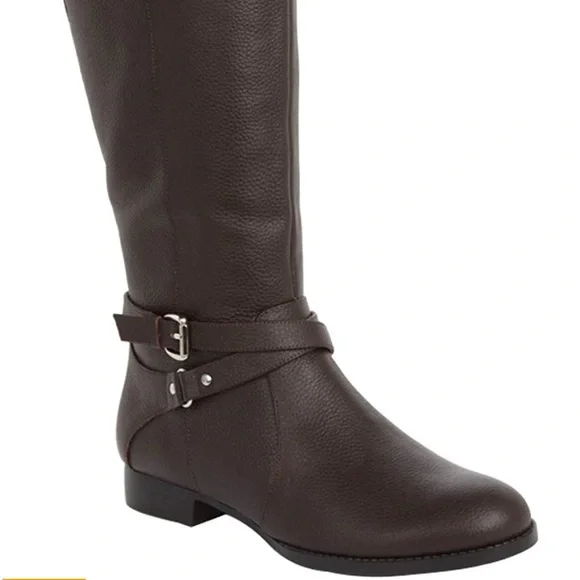 NEW wide calf leather Comfortview Janis boots - Picture 2 of 4